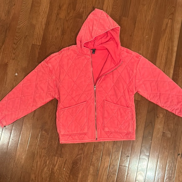 NWT wild fable PINK hooded jacket size small - Picture 1 of 5